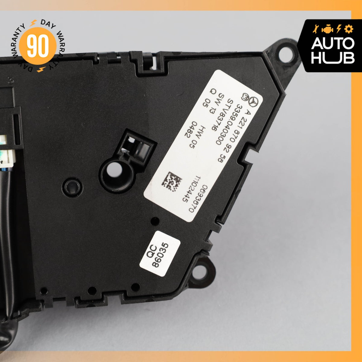 07-14 Mercedes W221 S400 CL550 Front Left Driver Seat Control Memory Switch OEM - photo 6