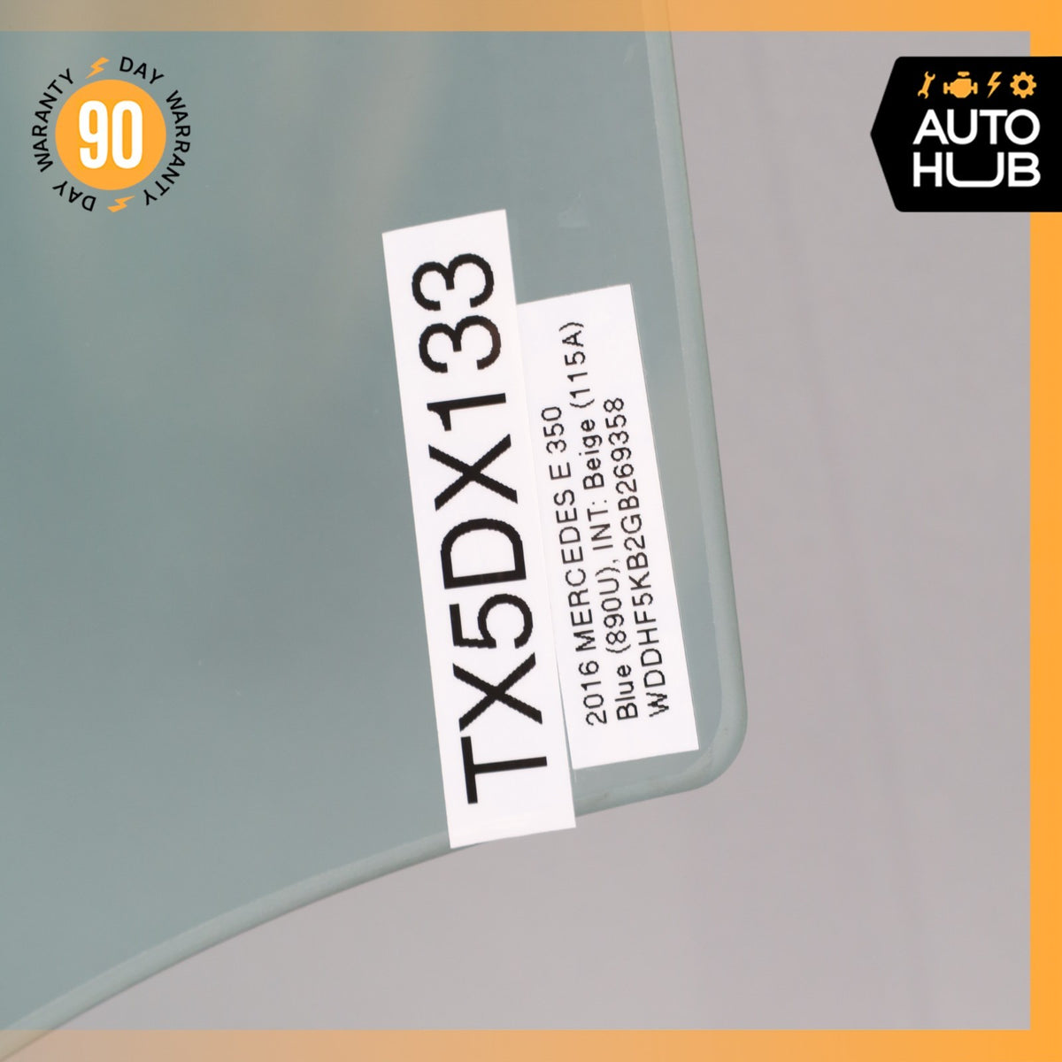 10-16 Mercedes W212 E350 E400 E550 Front Left Side Door Window Glass OEM - photo 17