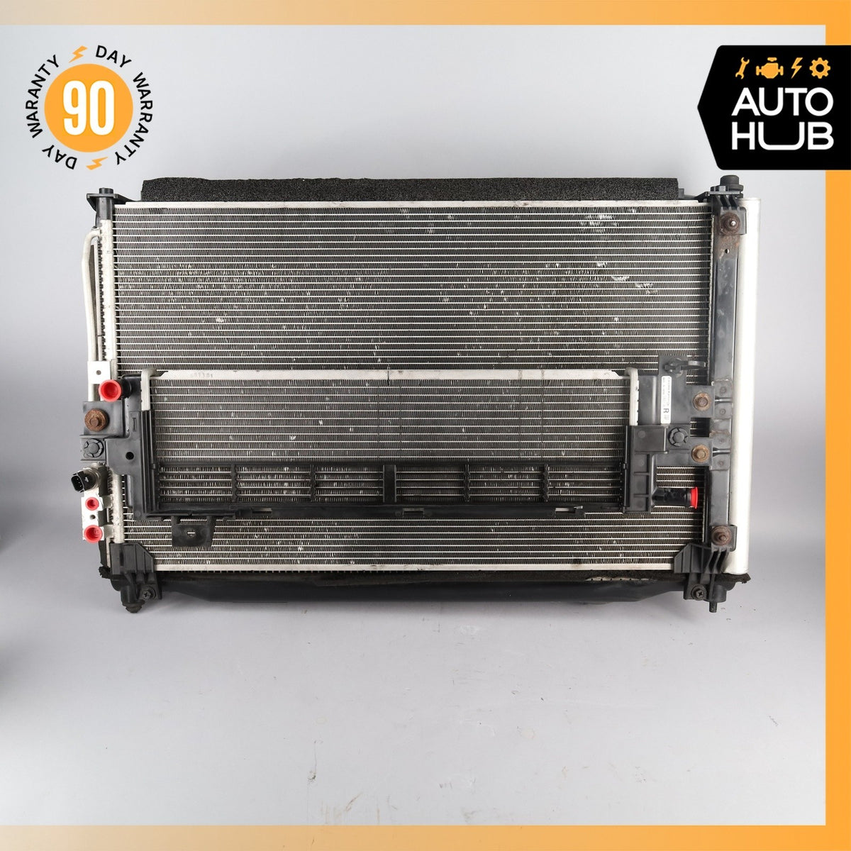 Infiniti Q50 Q60 Red Sport 3.0L Engine Cooling Radiator Air A/C Condenser OEM - photo 2