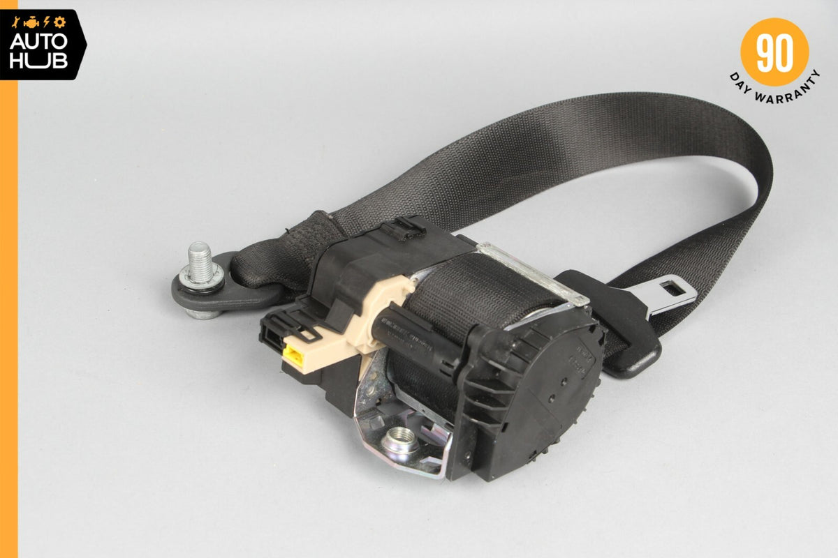 07-10 Mercede W216 CL63 CL550 CL600 Front Left Driver Side Seat Belt Black OEM - photo 1