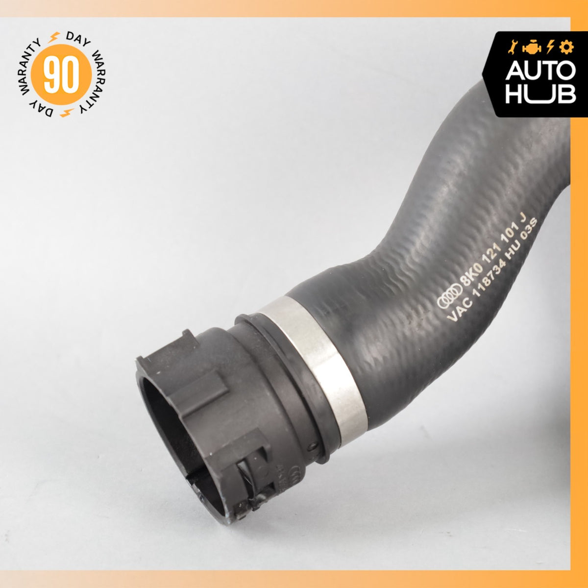 Audi S5 Engine Motor Radiator Coolant Pipe Hose 8K0121101J OEM - photo 2