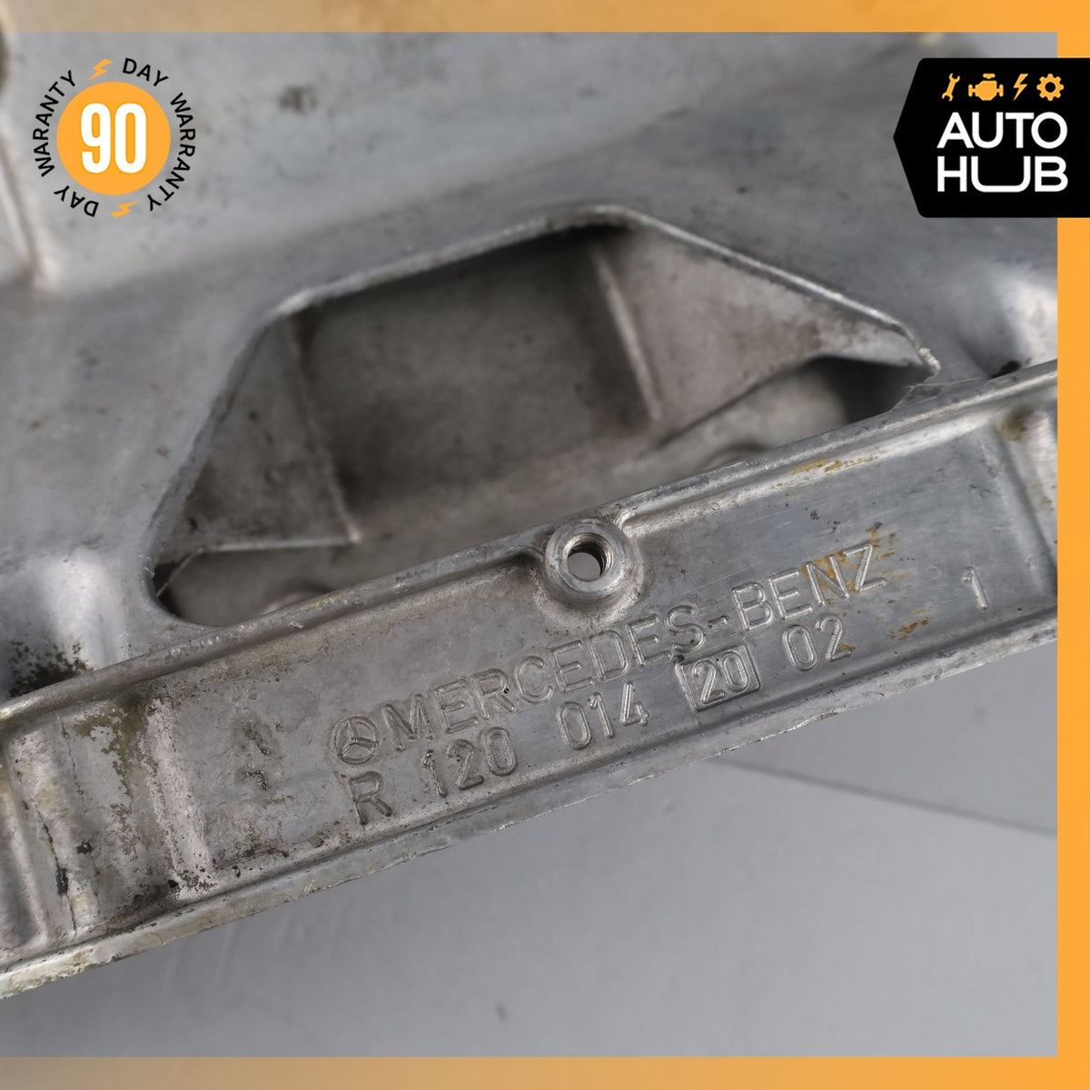 92-99 Mercedes W140 CL600 S600 Oil Pan Upper Part 1200103213 OEM - photo 6