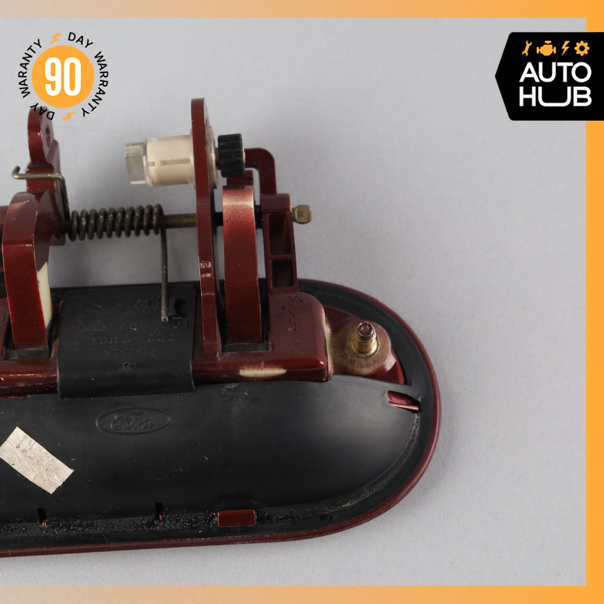 02-05 Ford Thunderbird Left Driver Side Exterior Door Handle Red OEM 80k - photo 7