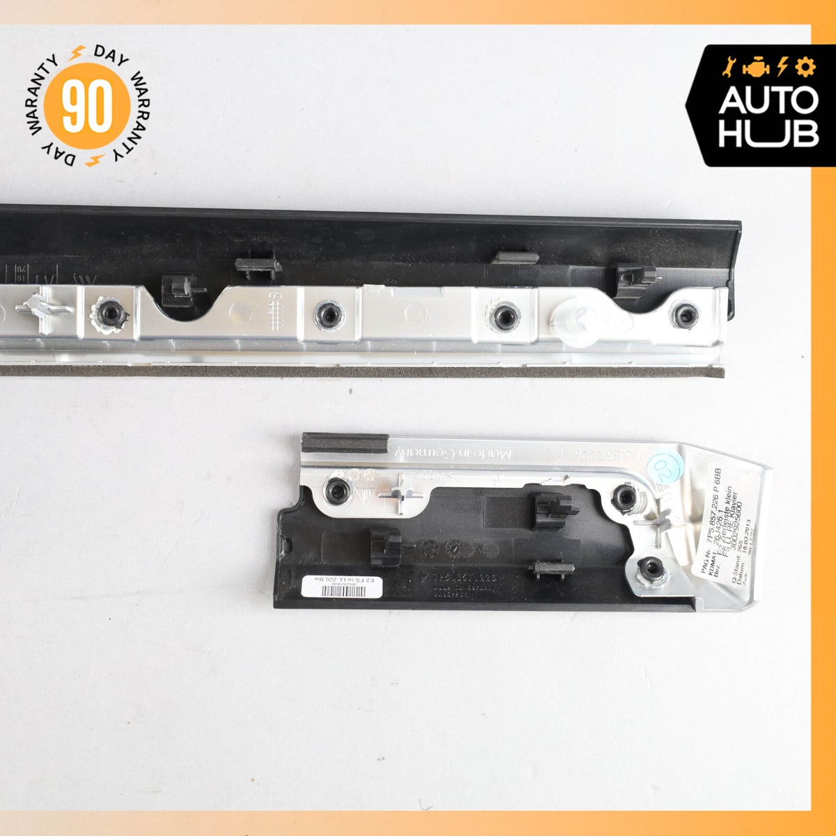 11-18 Porsche Cayenne 958 S Dashboard Cover Panel Trim Molding Set Wood OEM 98k - photo 11