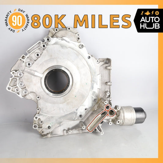 13-17 Audi A8 A8L S8 3.0L Engine Timing Chain Cover w/ Pump 06E103173 OEM - photo 1