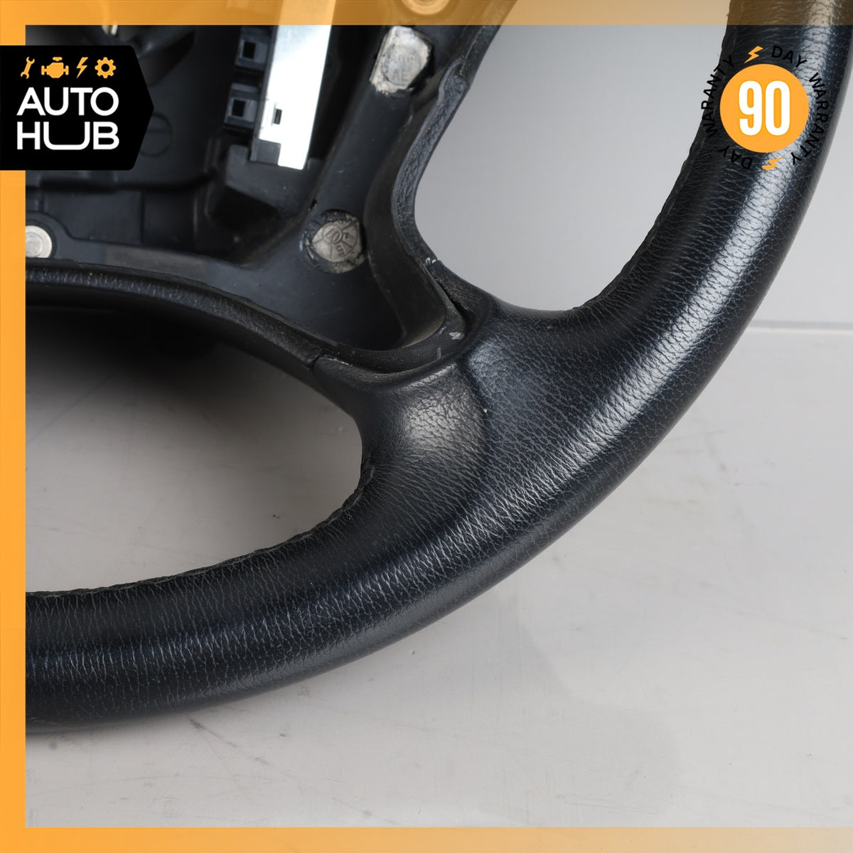 06-09 Mercedes W211 E350 CLS550 E550 CLS500 Steering Wheel 2194601603 Black OEM - photo 9