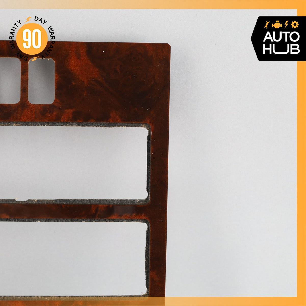 96-99 Mercedes W140 CL600 S500 Center Console Trim Bezel Wood OEM - photo 4