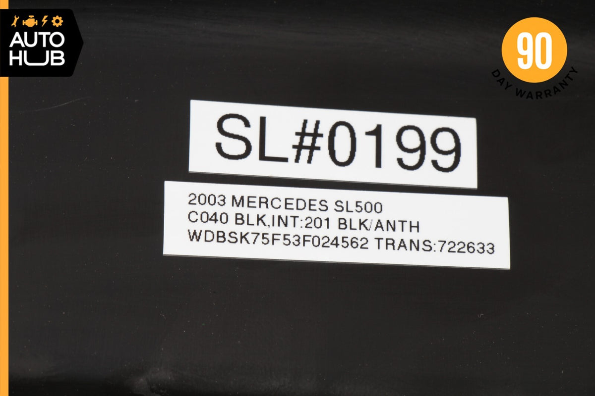 03-08 Mercedes R230 SL500 SL55 Upper Radiator Support Top Cover 2305050288 OEM - photo 12