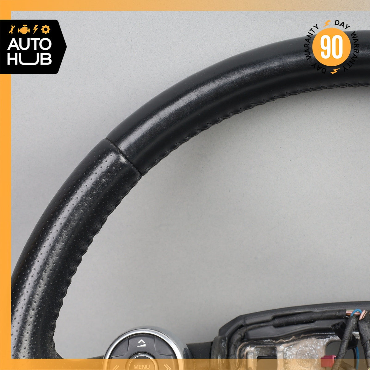 14-22 LR Range Rover Sport L494 Leather Heated Steering Wheel w/ Switches OEM - photo 5