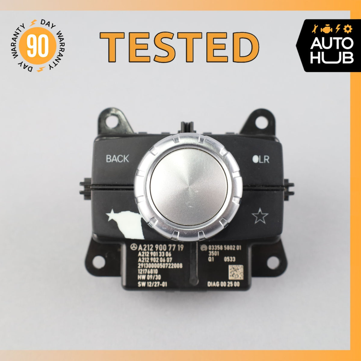 14-17 Mercedes W212 E250 E550 Console Head Unit Controller Knob Multi Switch OEM - photo 1