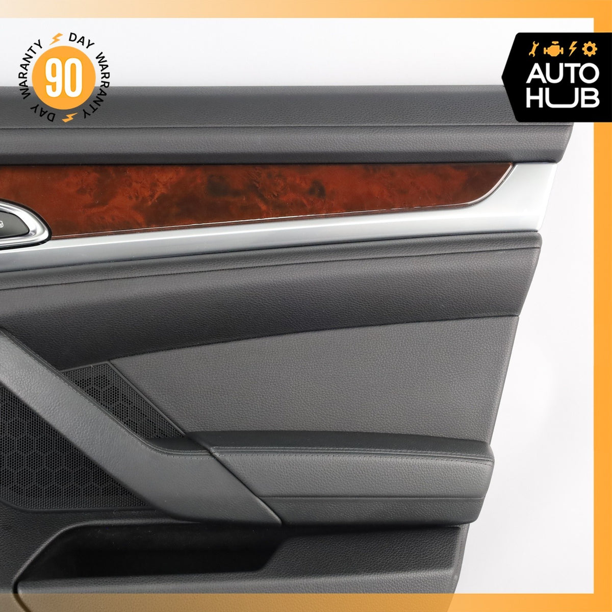 10-16 Porsche Panamera 970 Front Right Side Interior Door Panel Black OEM 70k - photo 4