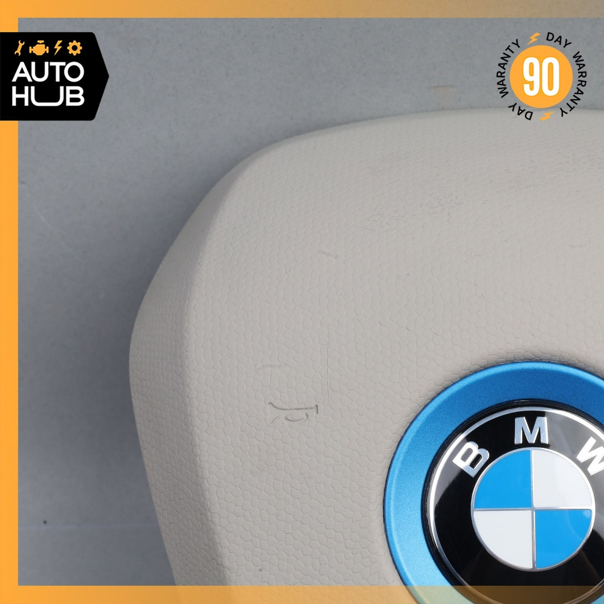 BMW i3 I01 Hybrid Steering Wheel Airbag Air Bag 33687036601 OEM 58k - photo 3