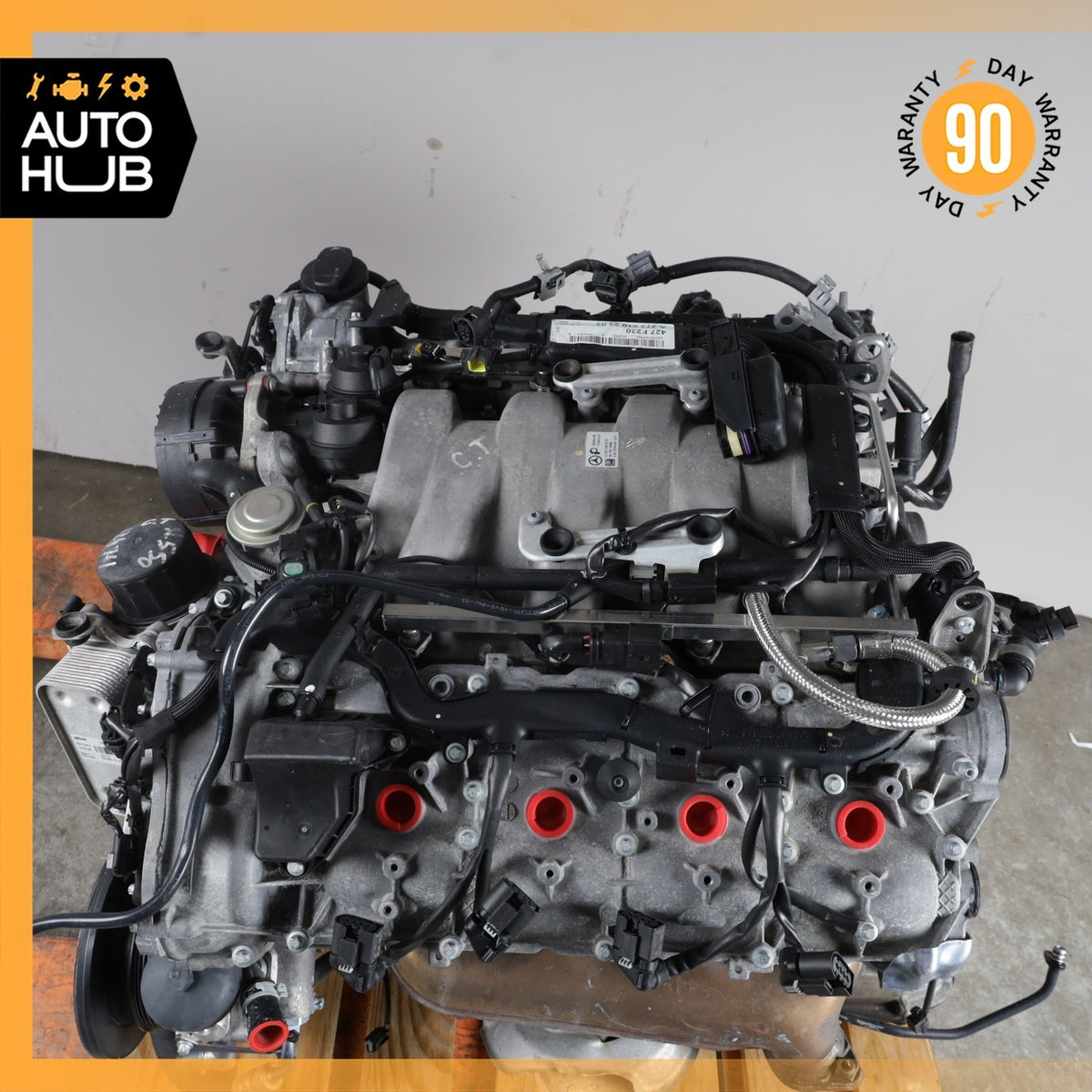 07-12 Mercedes R230 SL550 E550 Engine Motor Assembly 5.5L V8 M273 RWD OEM 113k - photo 5