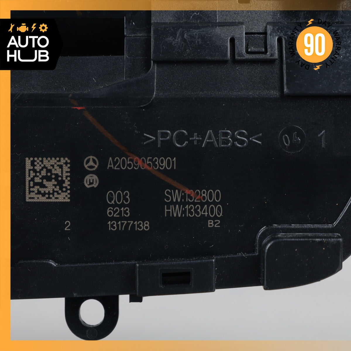 15-19 Mercedes W205 C300 Center Dashboard Hazard Control Switch OEM - photo 8