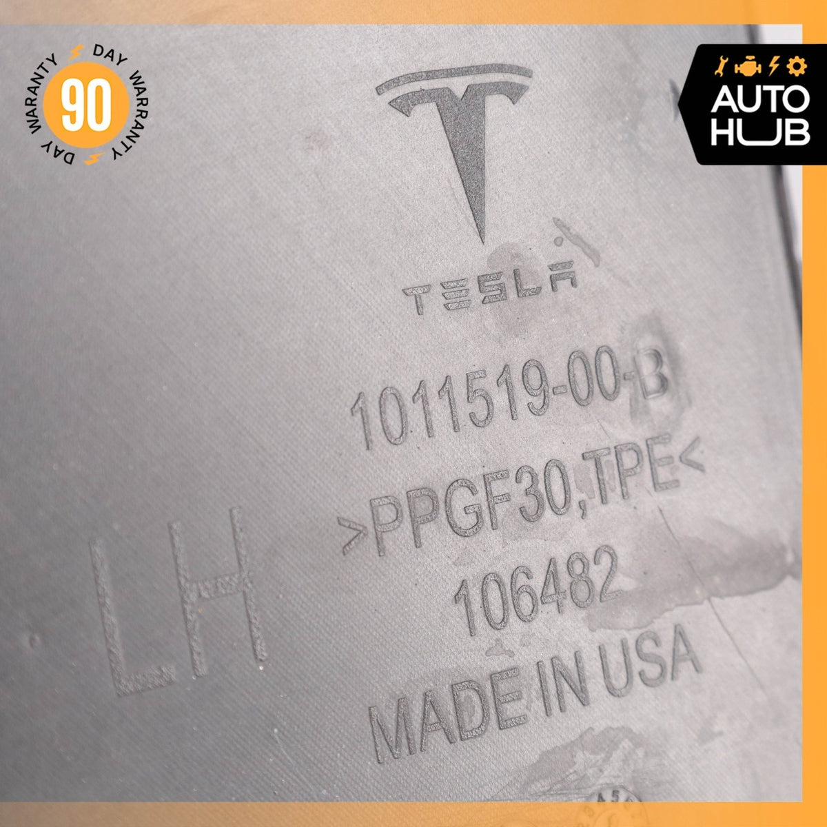 12-15 Tesla Model S Front Left Side A/C Air Condition Duct 101151900B OEM 63k - photo 5