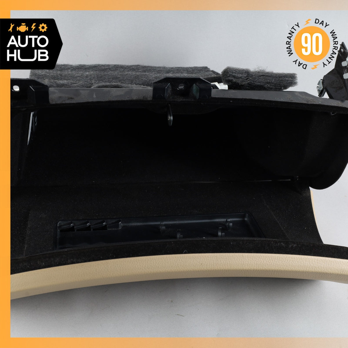 10-13 Mercedes W221 S400 S550 Dash Board Glove Box Compartment Beige OEM - photo 8