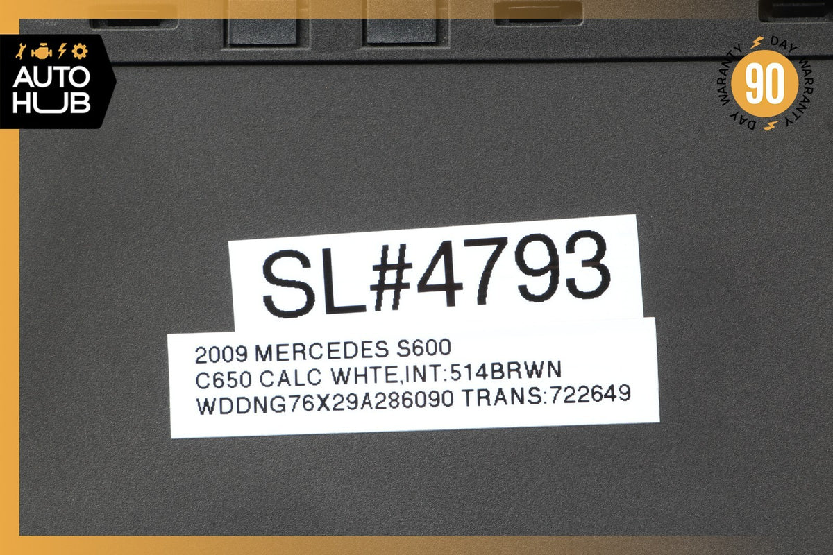 07-10 Mercedes W221 S600 Front Left or Right Seat Contour Control Module OEM - photo 8