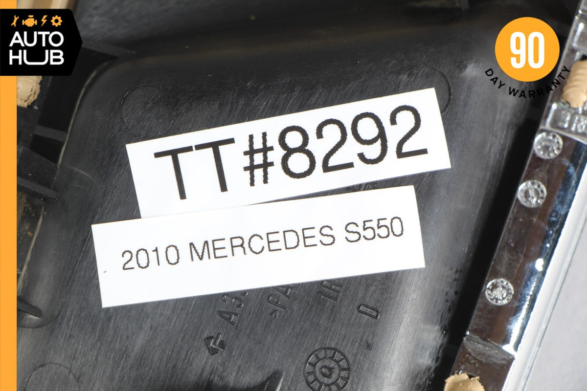 10-13 Mercedes W221 S550 S400 Rear Right Side Interior Door Handle Beige OEM - photo 10