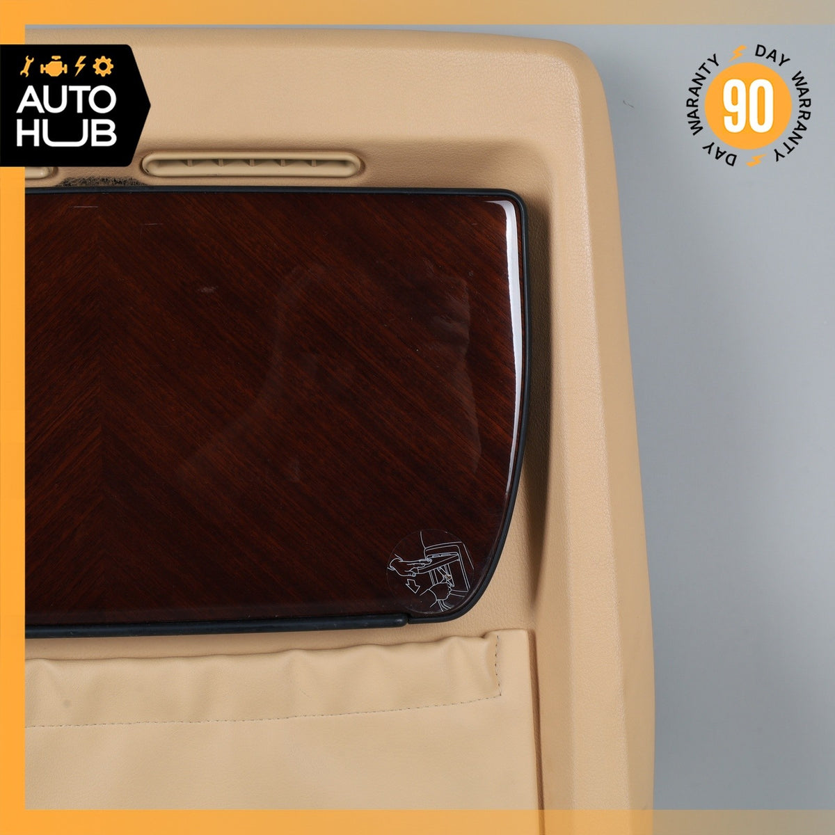 Maserati Quattroporte M139 Back Panel Seat Cover Front Left or Right w/Table OEM - photo 6