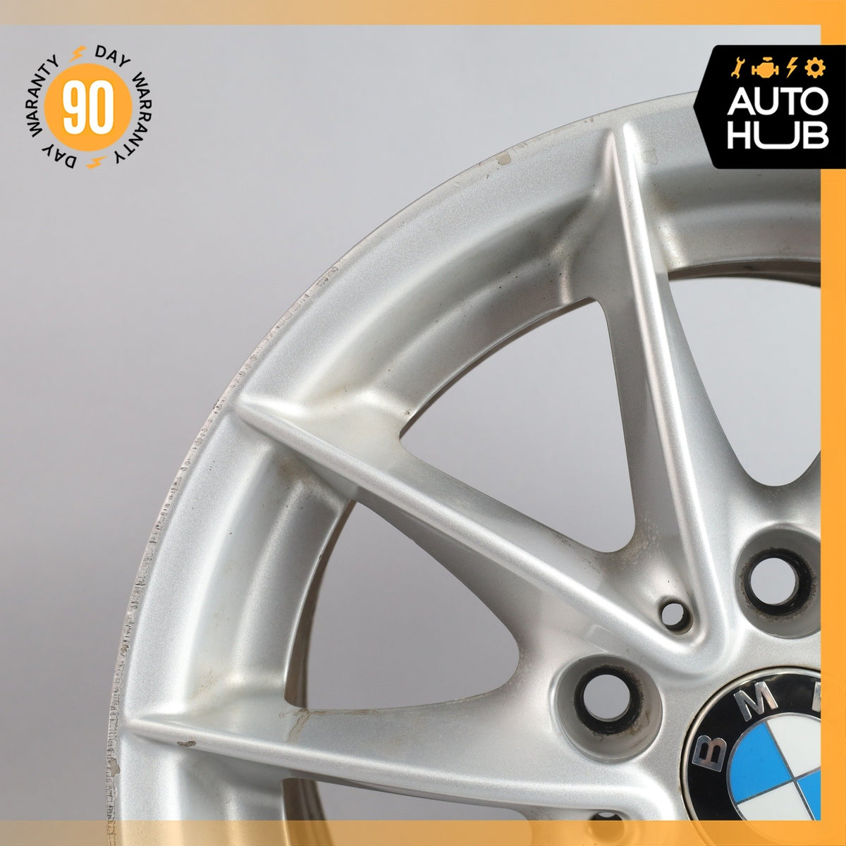 BMW E88 128i 135i 7 x 16 16" Style 360 Wheel Rim Silver 36116795207 OEM - photo 2