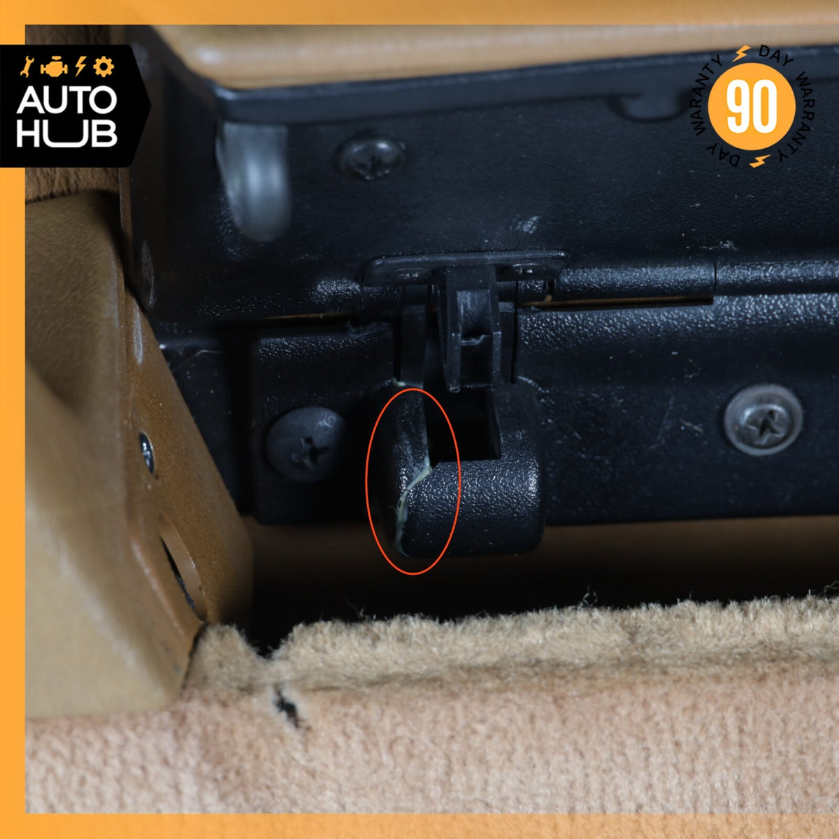 90-95 Mercedes R129 SL320 300SL SL500 Right Side Interior Door Panel Java OEM - photo 8