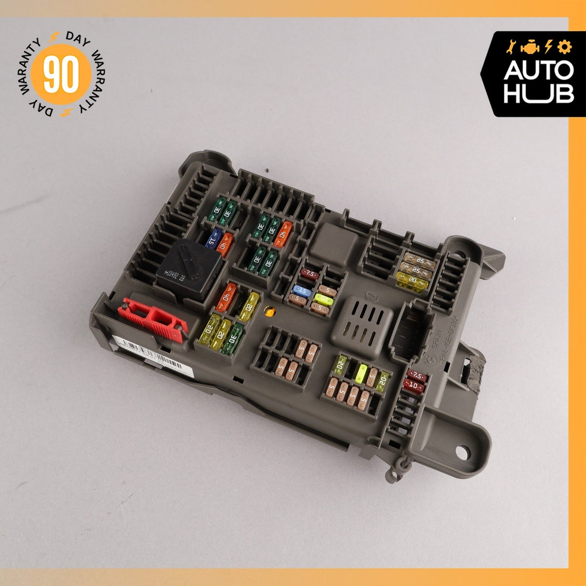 07-14 BMW E70 X5 X6 Rear Trunk Power Distribution Fuse Relay Box OEM - photo 2