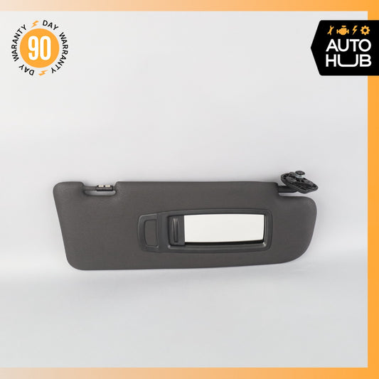 BMW E71 X6M Right Sunvisor Sun Visor Shade Black 7281665 OEM 62k - photo 1