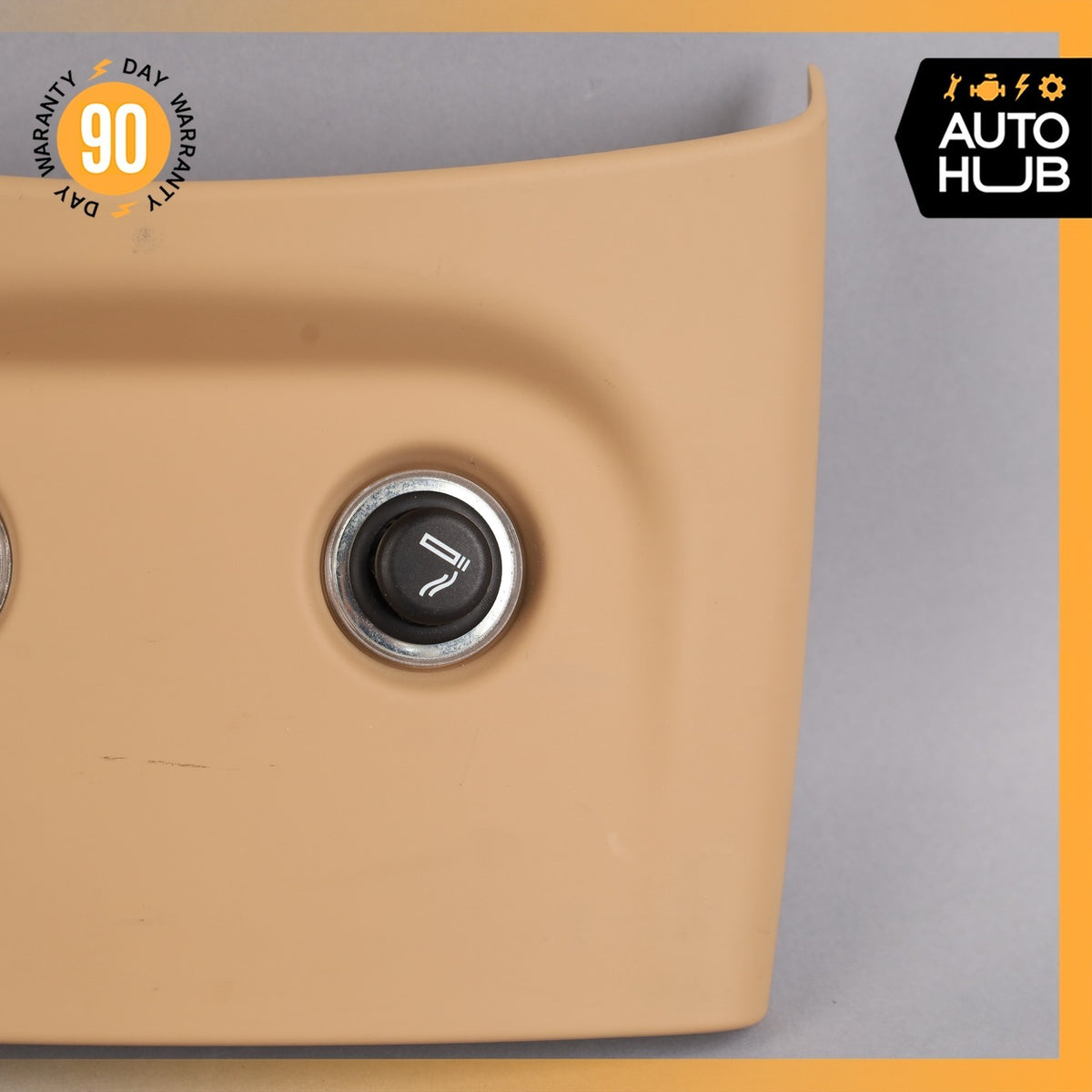 11-18 Porsche Cayenne 958 Rear Center Console Trim Panel Beige OEM - photo 4