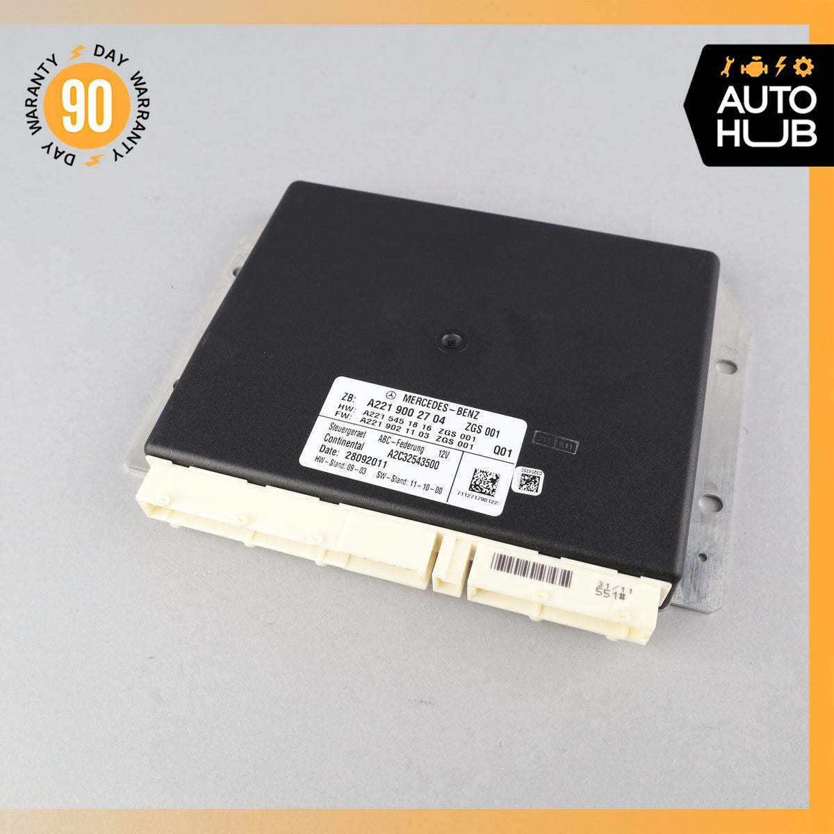Mercedes W221 S600 CL550 Active Body Control ABC Suspension Module Control OEM - photo 1