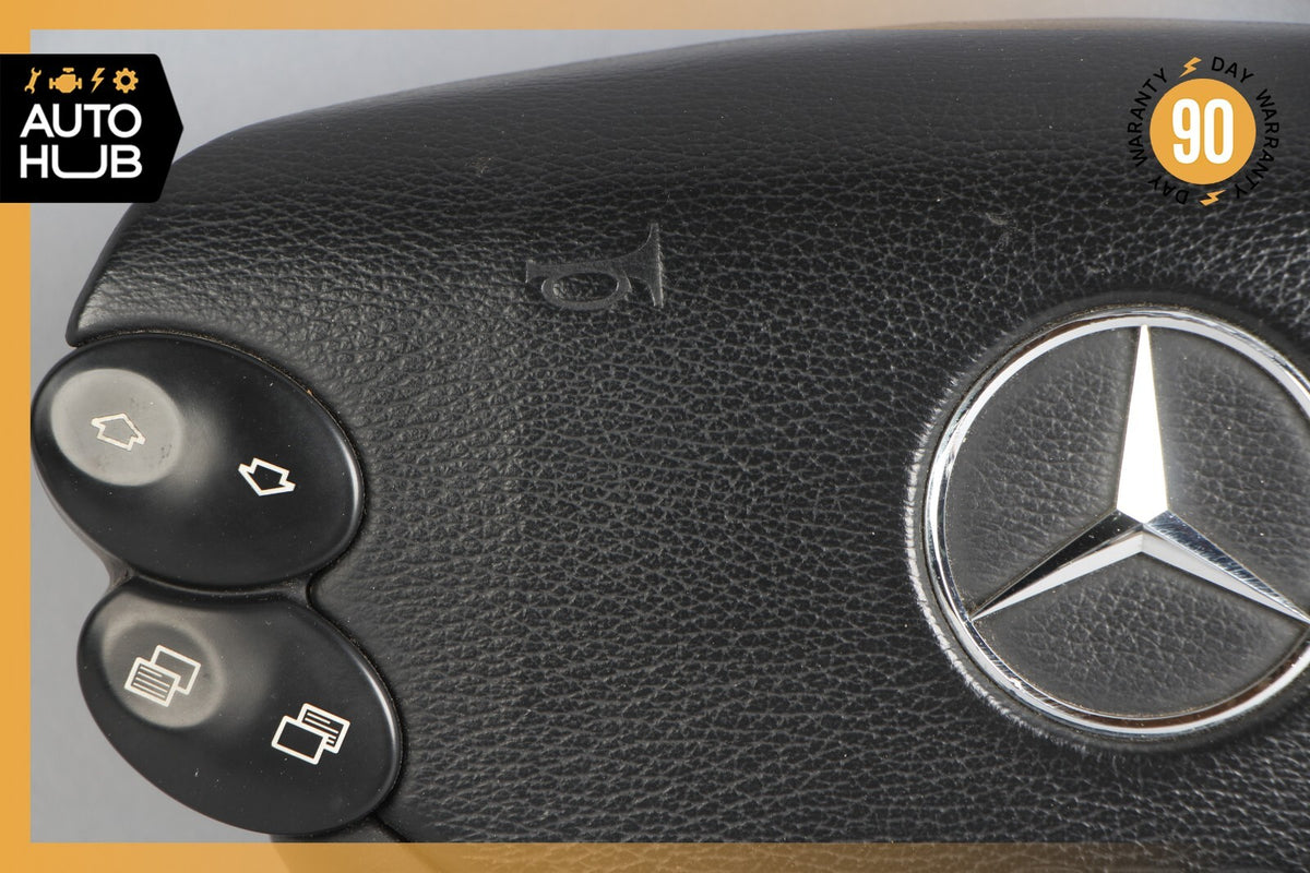 Mercedes R230 SL500 SL55 AMG CLK500 E350 Steering Wheel Airbag Air Bag Black OEM - photo 2