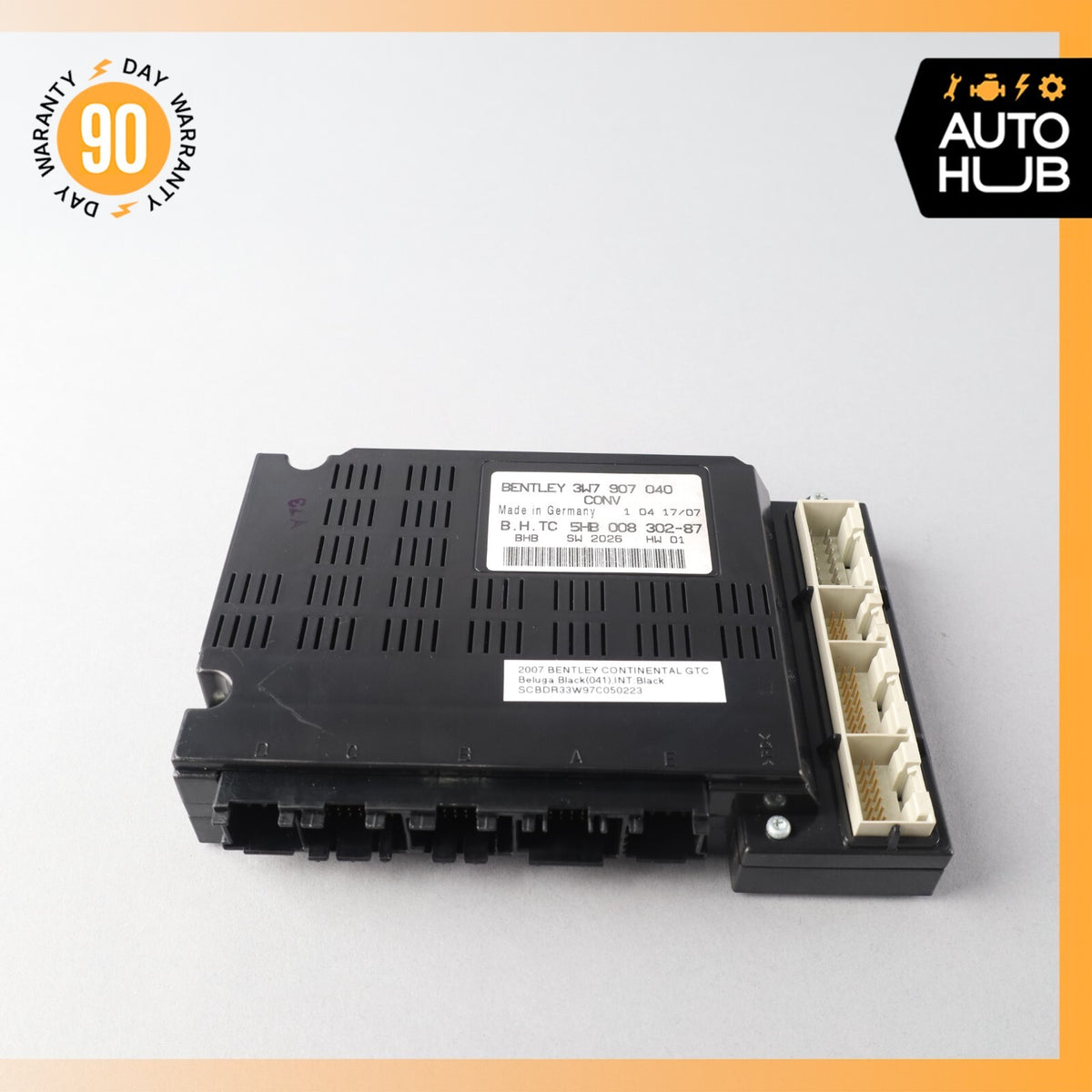 03-13 Bentley Continental GTC GT AC A/C Heater Control Module OEM 62k - photo 6