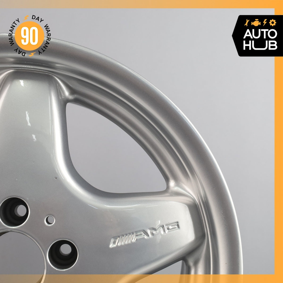 Mercedes R170 SLK230 C280 8.5 x 17 17" Rear Wheel Rim Silver 1704011402 OEM - photo 4