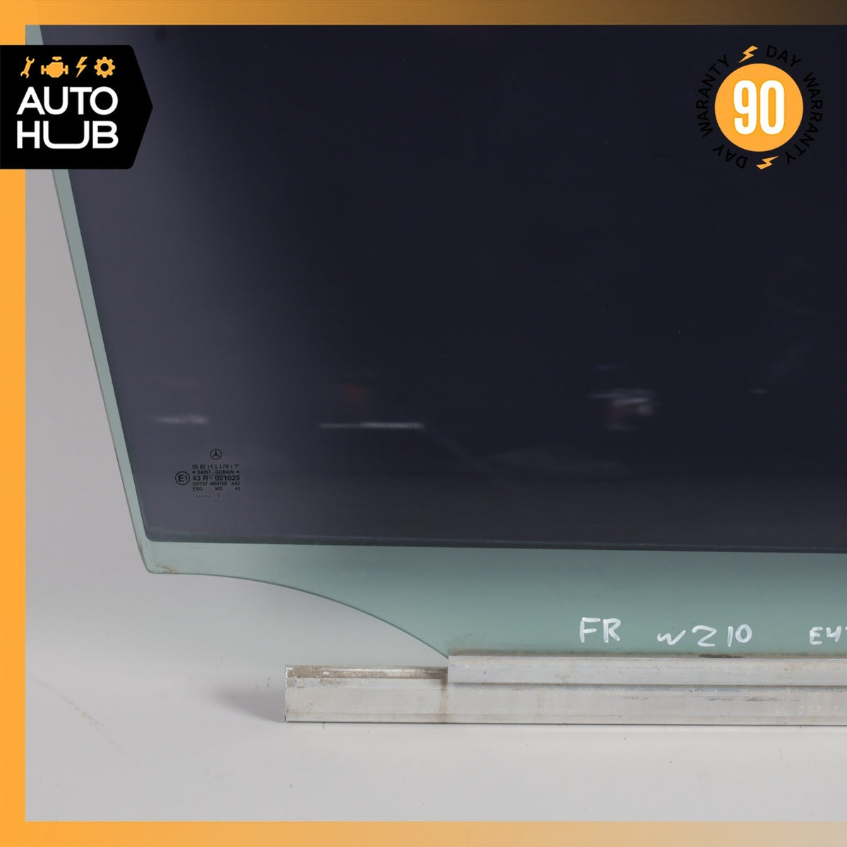 Mercedes W210 E430 E55 AMG Front Right Side Door Window Glass OEM - photo 2