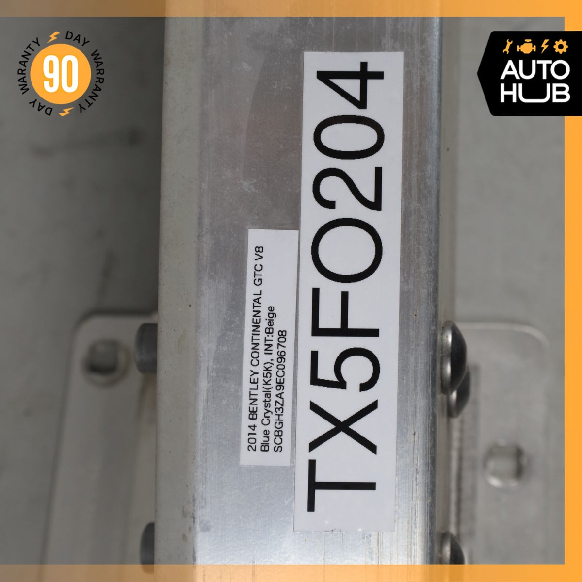 12-15 Bentley Continental GTC GT Rear Bumper Reinforcement Impact Bar OEM 11k - photo 11