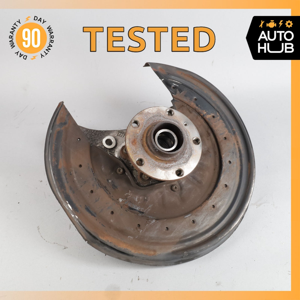03-13 Bentley Continental GT Rear Right Side Spindle Knuckle Hub OEM - photo 1