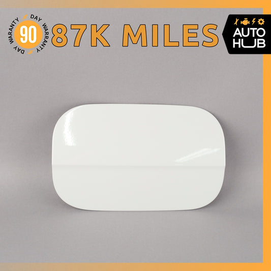 17-24 Audi 4M Q7 Fuel Gas Tank Filler Neck Door Cover White OEM 87k - photo 1