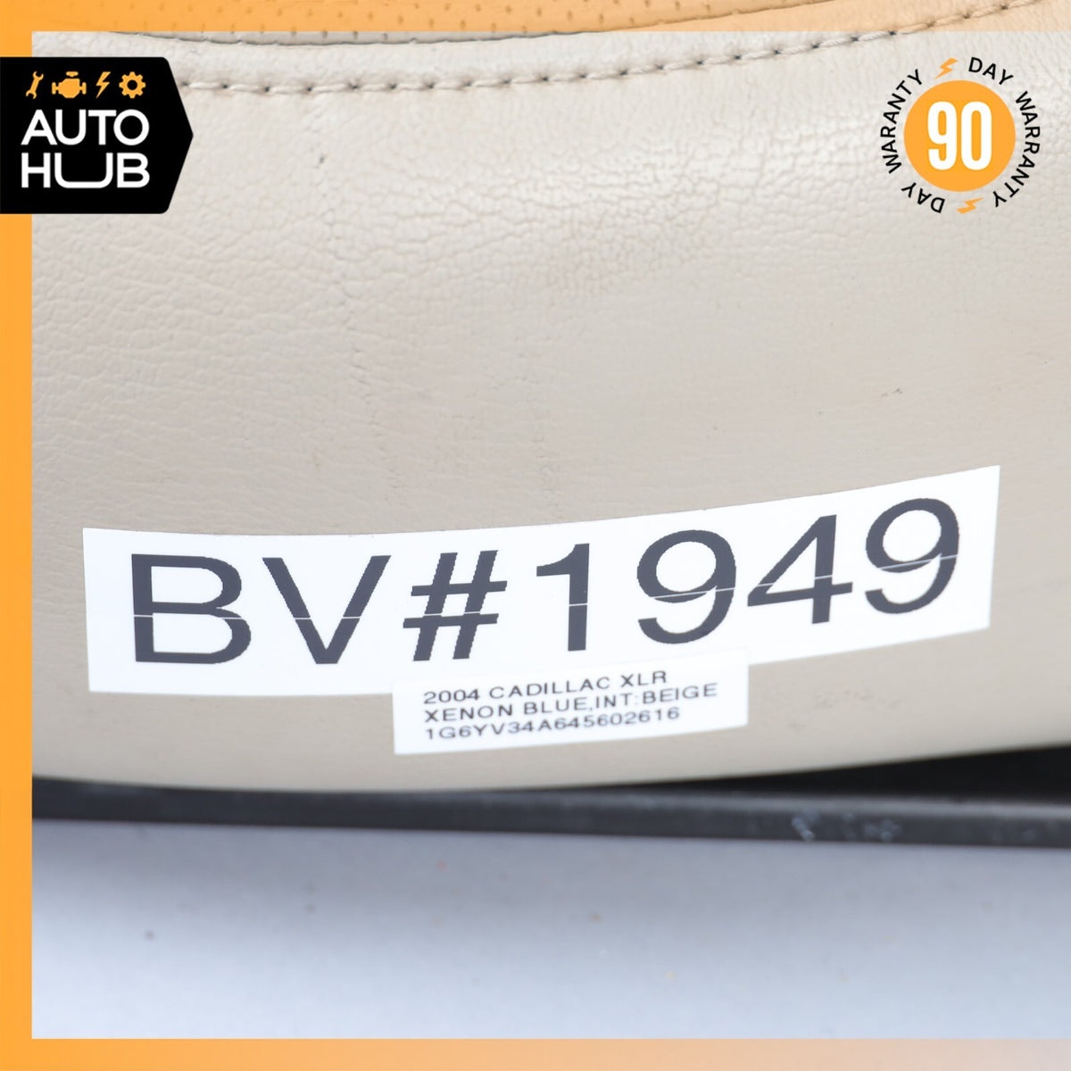 04-06 Cadillac XLR Right Passenger Bottom Lower Seat Cushion Beige OEM - photo 13
