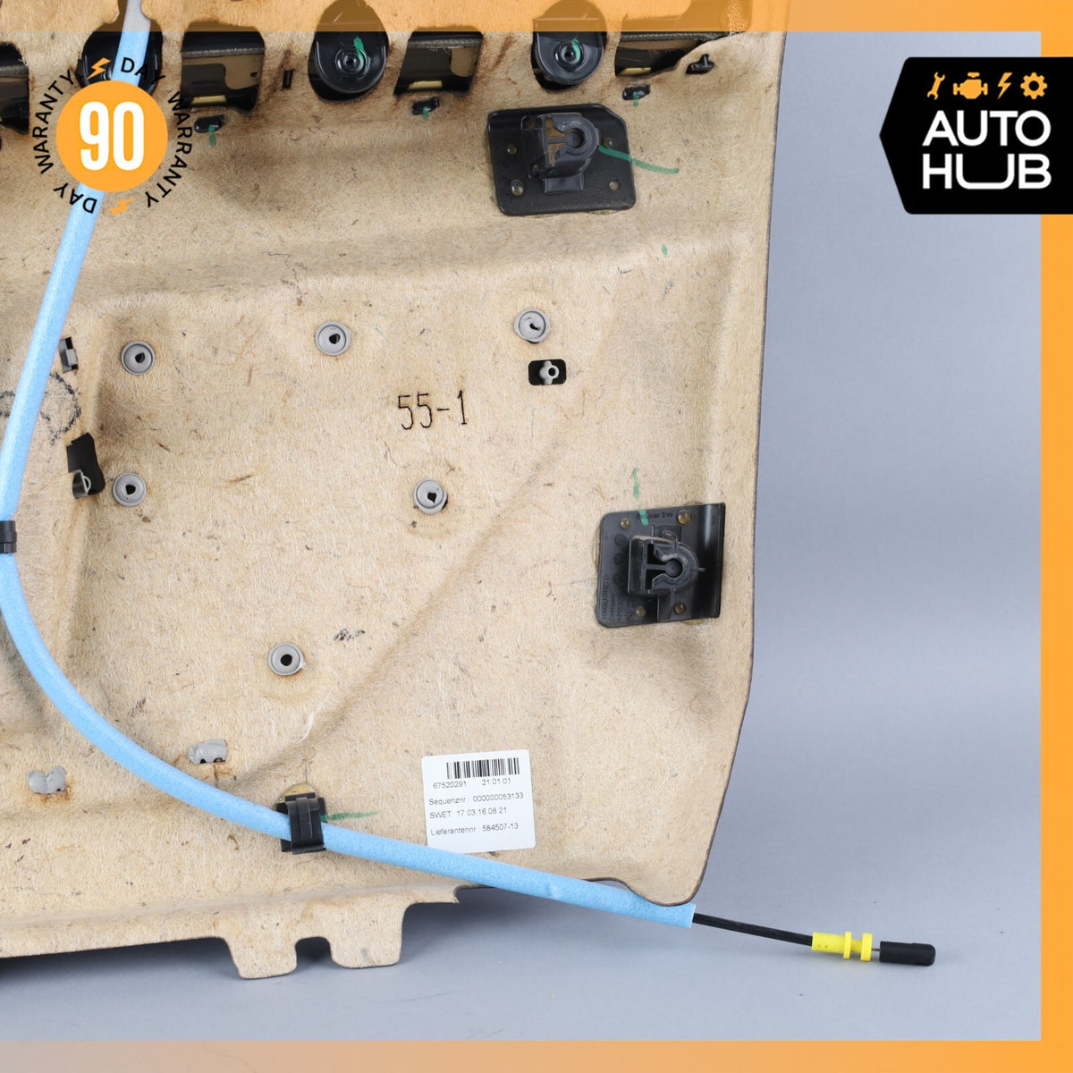 14-17 BMW i3 I01 Front Left Driver Side Interior Door Panel OEM 49k - photo 15