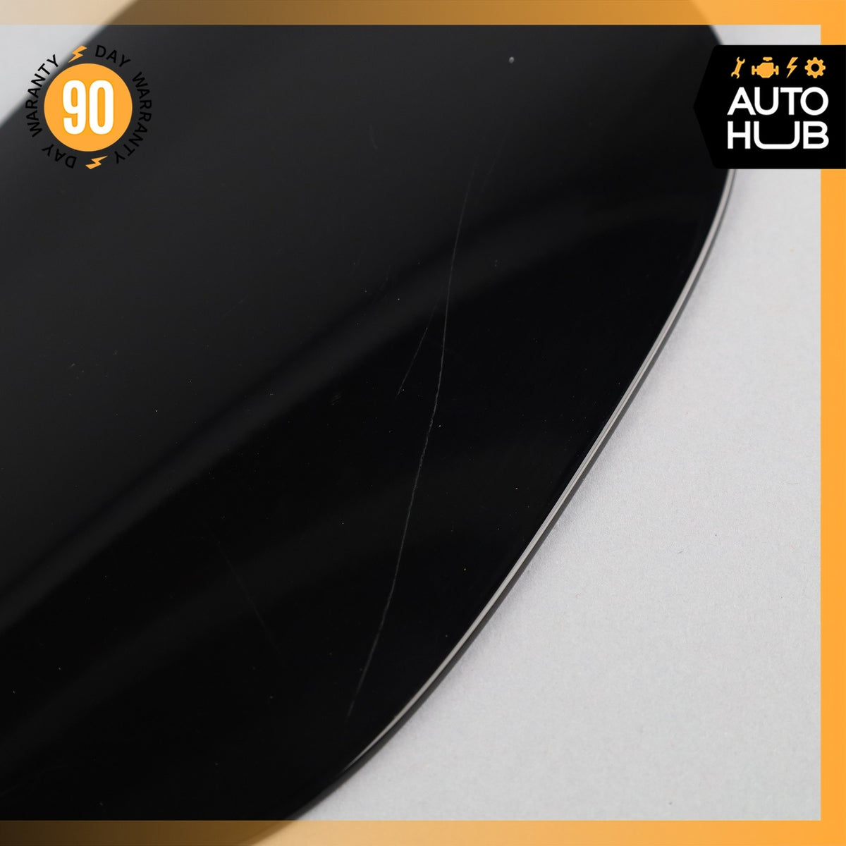 11-18 Porsche Cayenne 958 Fuel Door Lid Gas Tank Cover Black OEM - photo 4