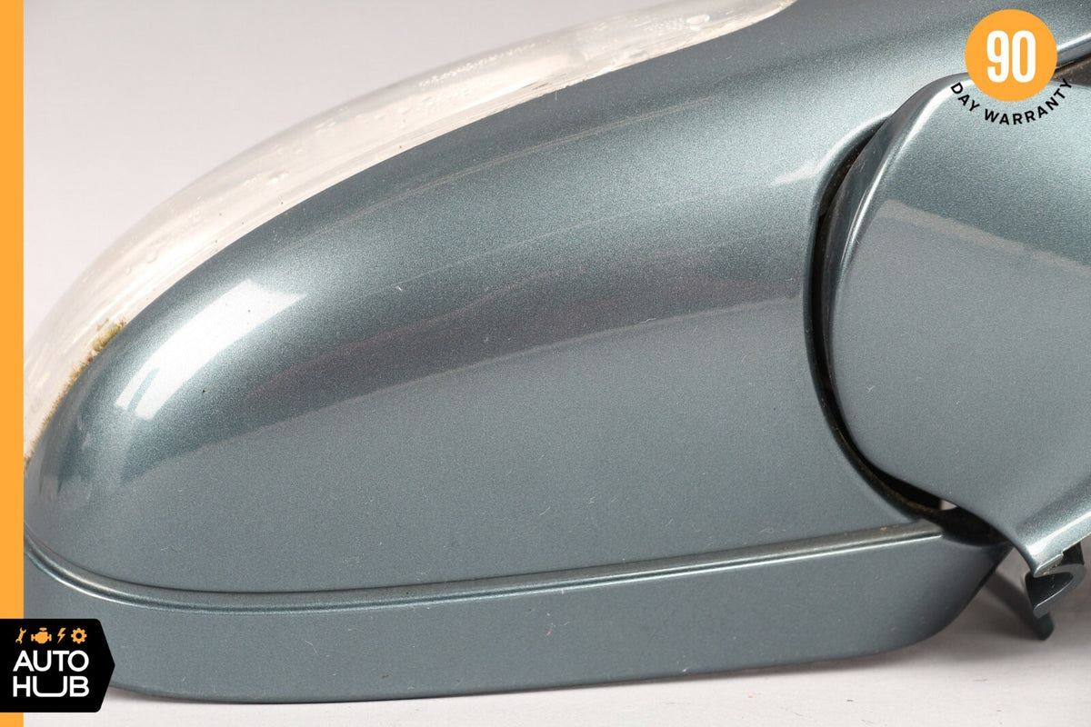 04-08 Mercedes R230 SL500 SL600 Side Rear View Door Mirror Right Blue OEM - photo 11