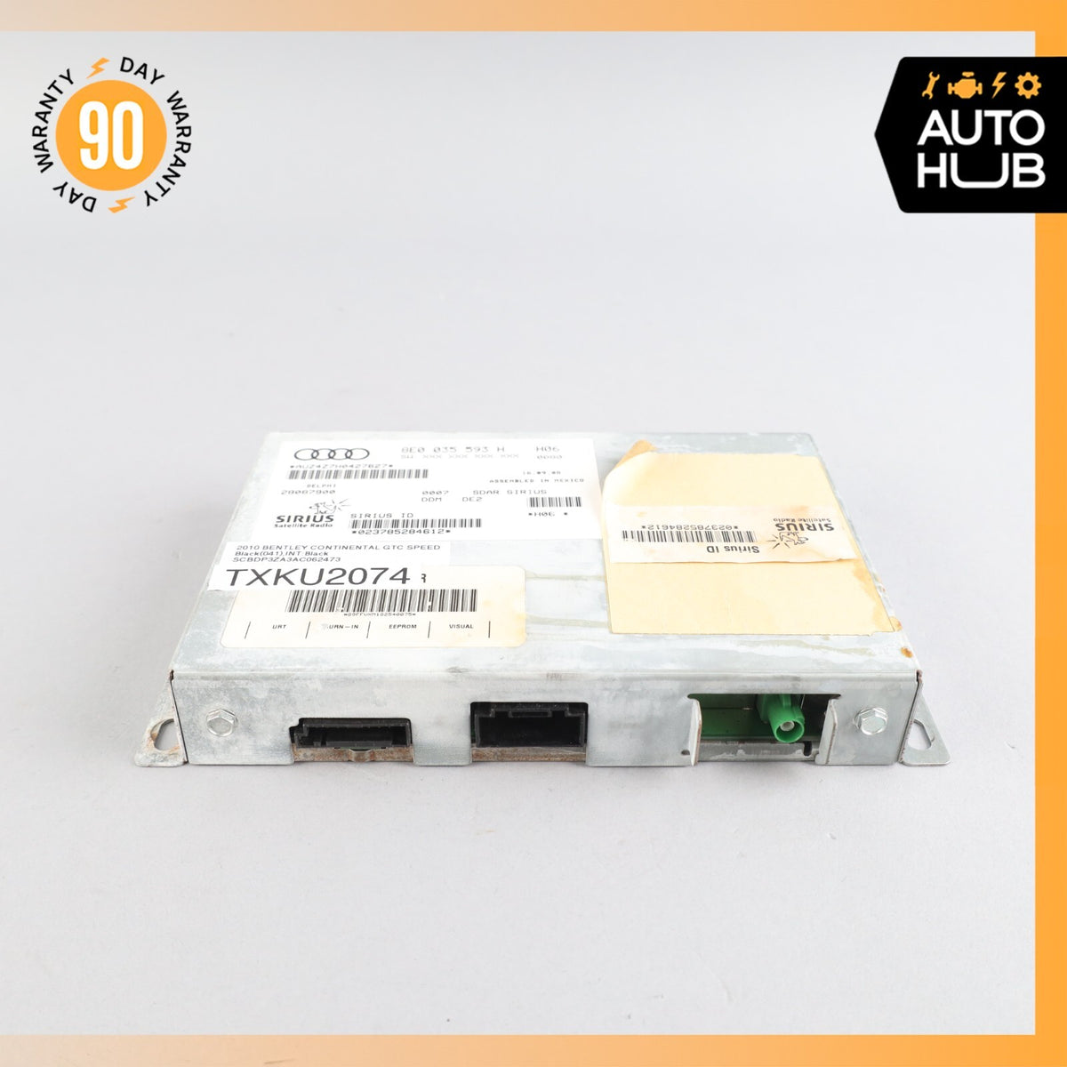 2010 Bentley Continental GTC Speed Satellite Radio Control Module Unit OEM 83k - photo 6