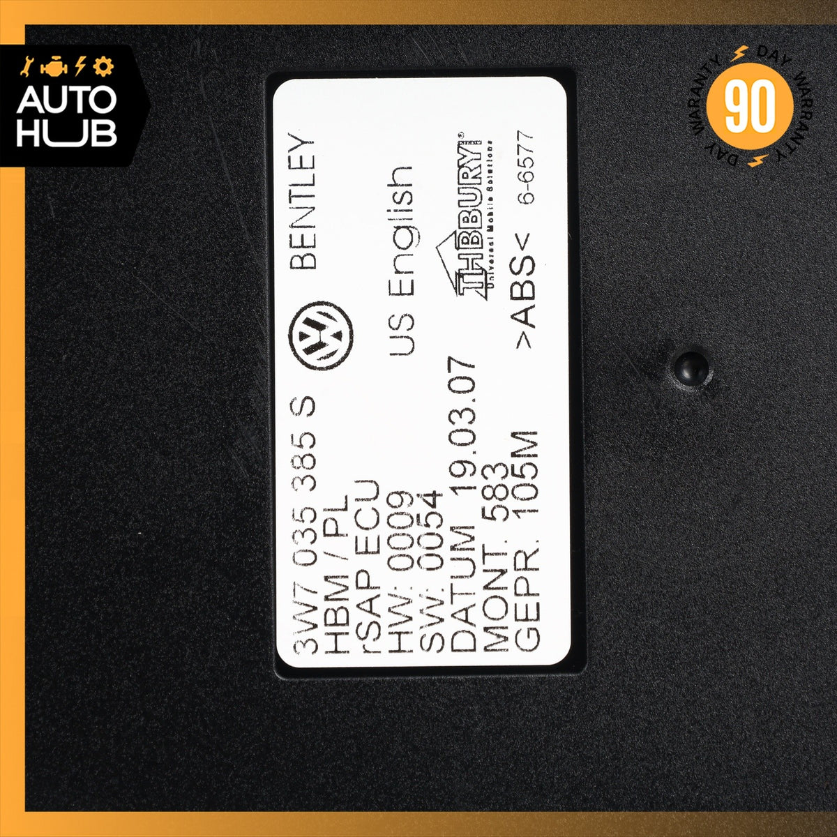 2007 Bentley Continental GTC Communication Phone Control Module OEM 40k - photo 9