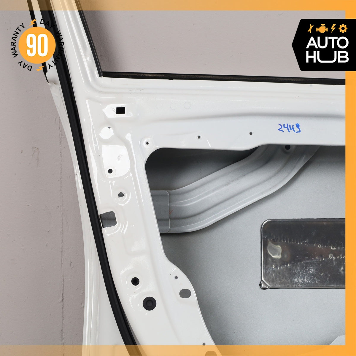 15-21 Mercedes W205 C300 C350e C400 C450 AMG Left Side Door Shell White OEM - photo 18