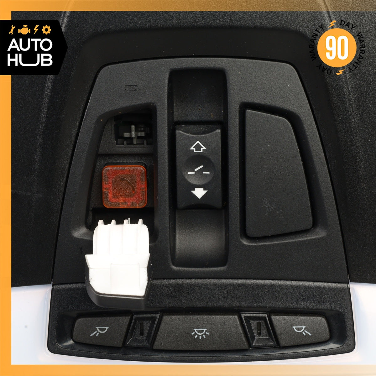 14-18 BMW F15 X5 Front Roof Dome Light Dome Light Switch Console OEM - photo 5