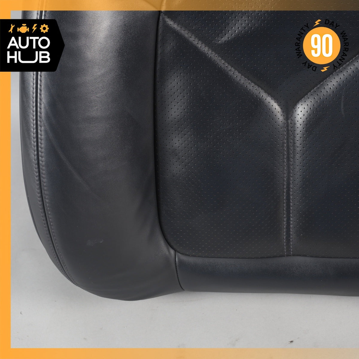 11-18 Porsche Cayenne 958 Front Left Side Seat Upper Cushion Leather OEM - photo 5