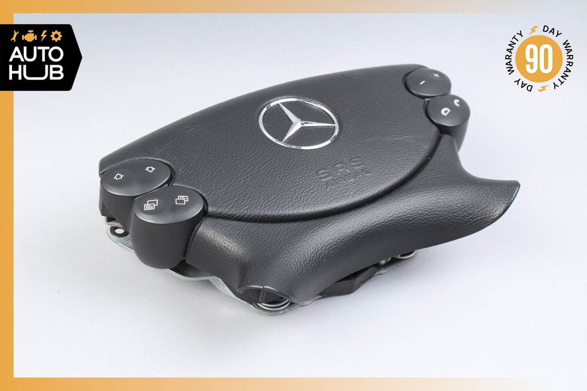 Mercedes R230 SL500 SL55 AMG CLK500 E350 Steering Wheel Airbag Air Bag Black OEM - photo 6