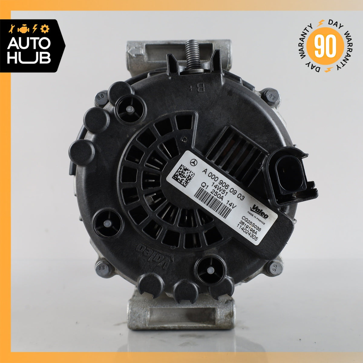14-17 Mercedes X166 GL350 ML350 Diesel Generator Alternator 250A 0009060903 OEM - photo 7