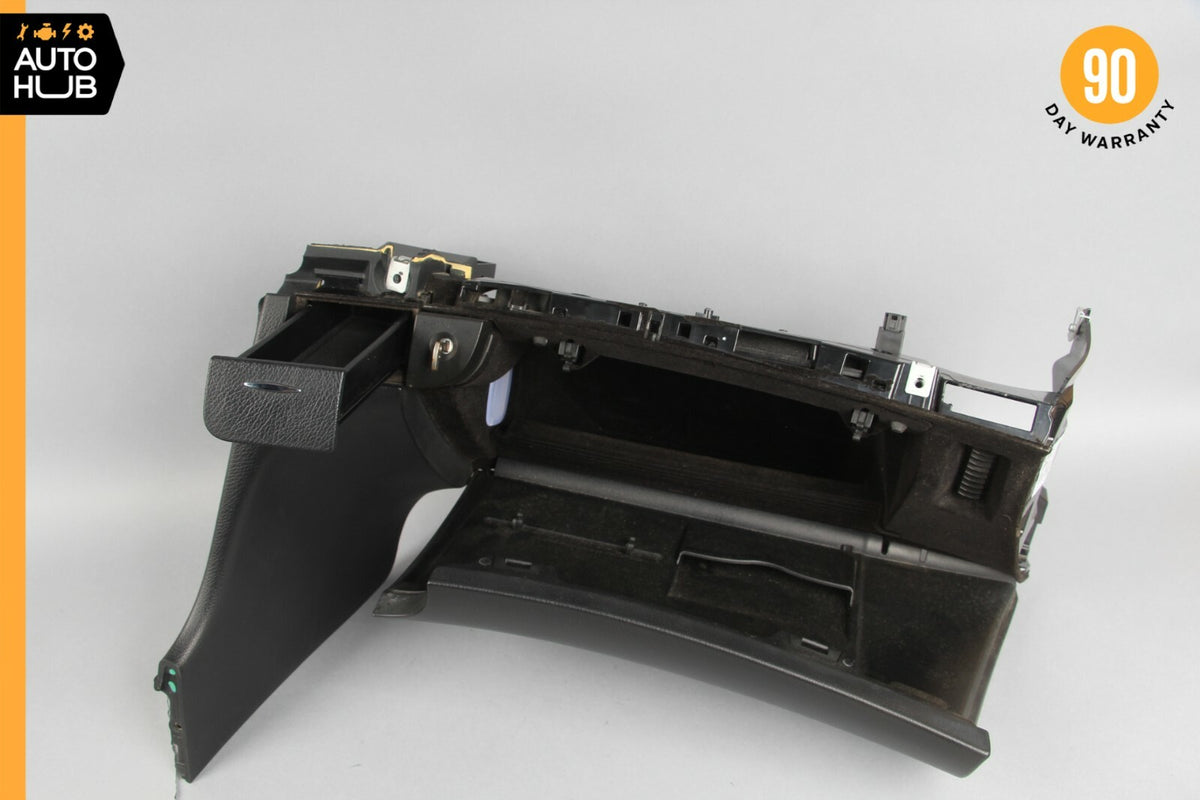 07-09 Mercedes W211 E320 E550 Dashboard Glove Box Storage Compartment Black OEM - photo 8