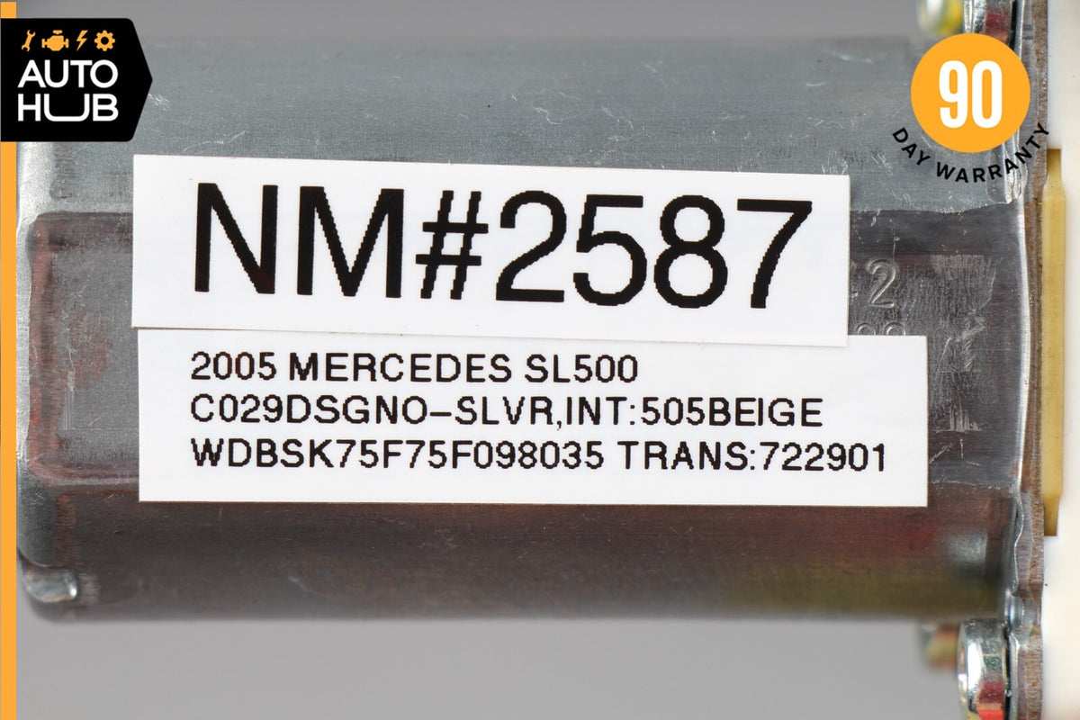 Mercedes R230 SL500 SL55 AMG Front Right Side Door Window Regulator Motor OEM - photo 12
