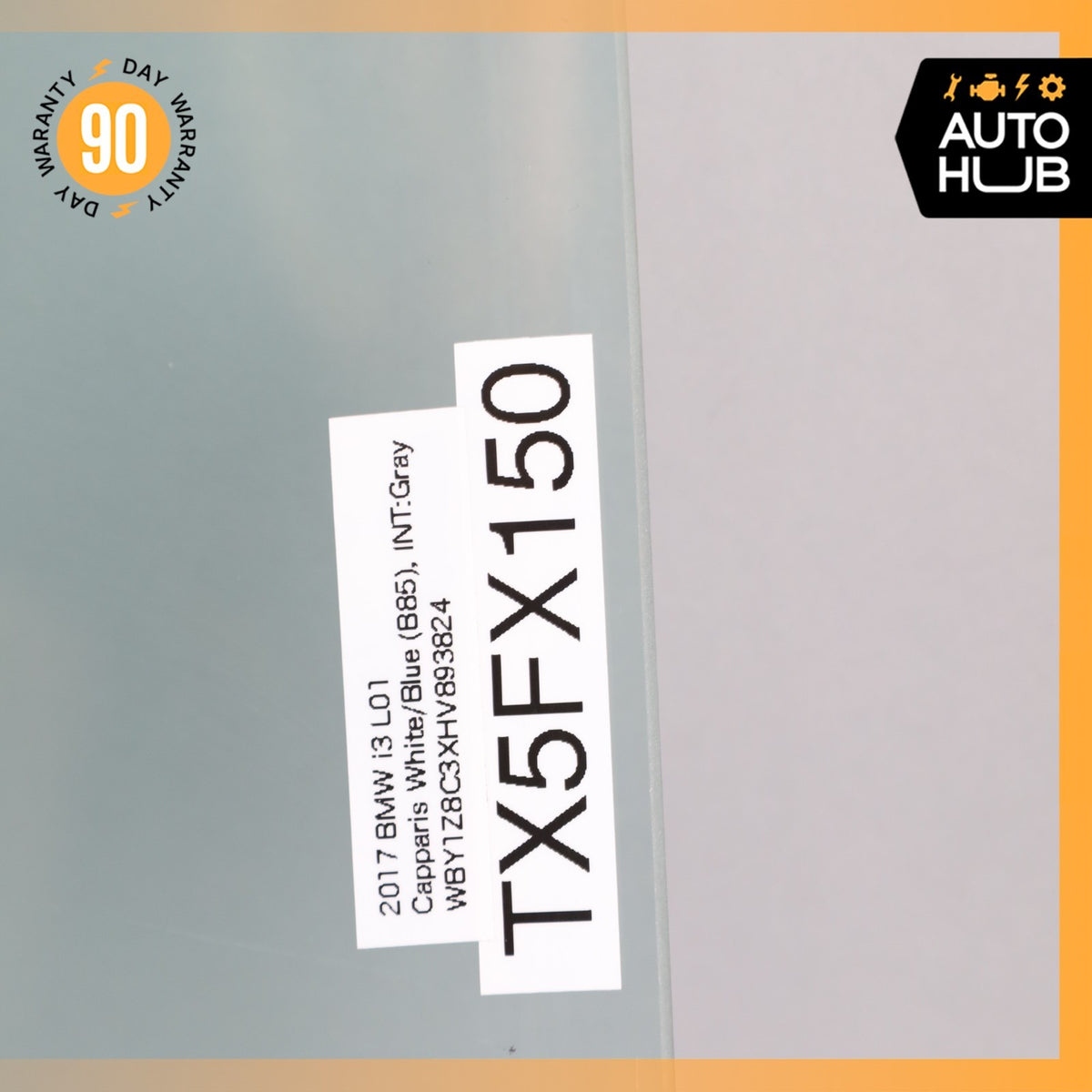 BMW i3 I01 Hybrid Front Left Driver Door Window Glass 7290859 OEM - photo 18
